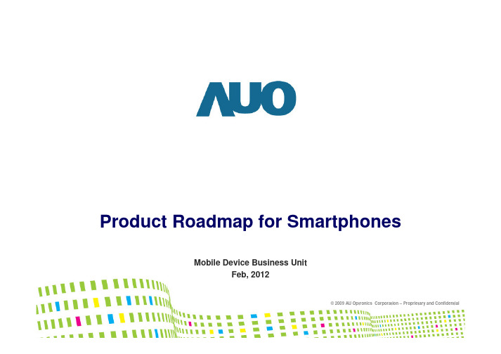 AUO Product Roadmap_20120208_Full version