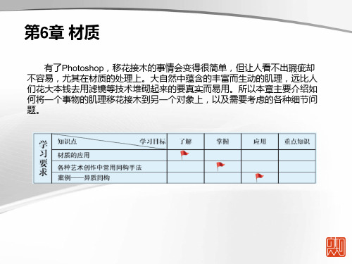 《Photoshop CC 2015中文版案例教程(第2版)》电子课件  第6章