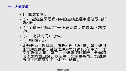 dictation专四听写技巧总结