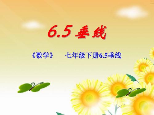 苏科版七年级数学上册《6章 .平面图形的认识(一)  6.5 垂直》公开课课件_0