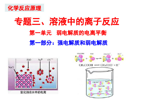 强电解质和弱电解质 PPT课件