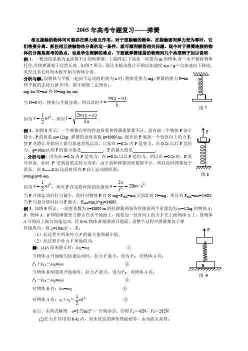 弹簧专题3