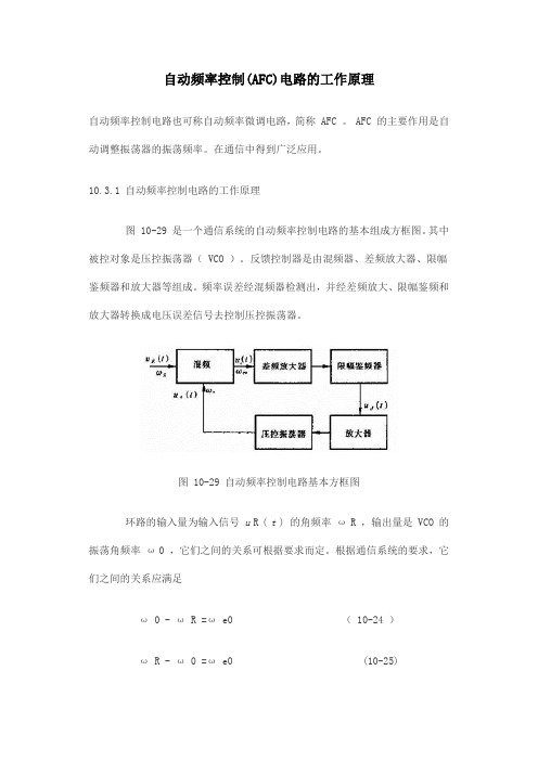 AFC原理