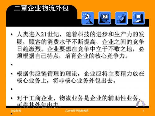 企业物流外包讲义(PPT40张)