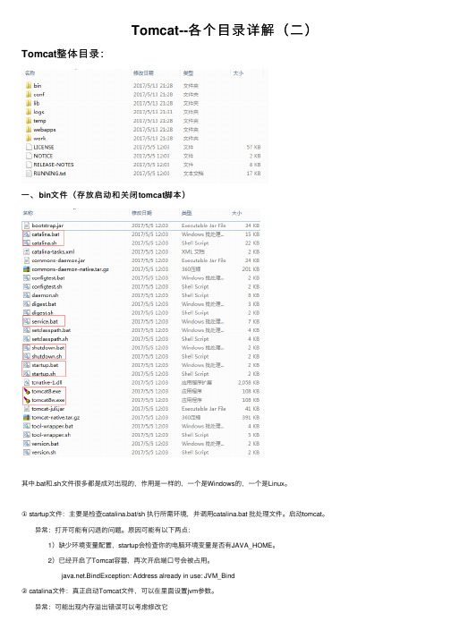 Tomcat--各个目录详解（二）