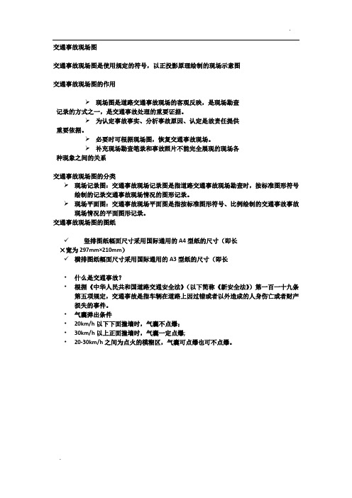 交通事故现场图