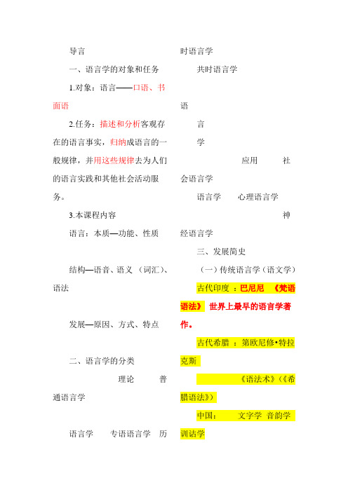 廊坊师范学院-文学院-09汉本-语言学课件1