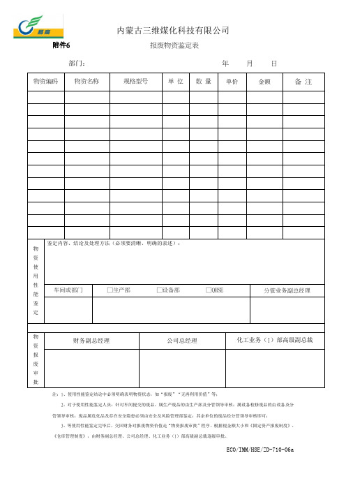 6-报废物资鉴定表