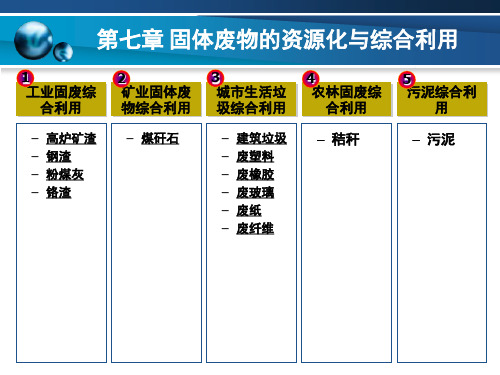 G7 固体废物的资源化与综合利用