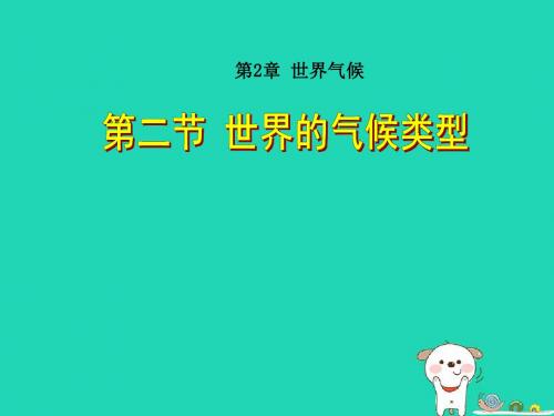 八年级地理上册2.2《世界的气候类型》课件4中图版