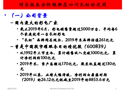 四川长虹案例分析-PPT课件