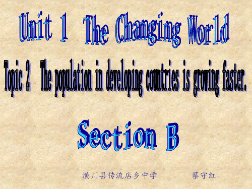 仁爱版九年级英语上册 Unit 1 Topic 2 Section B 课件(共18张PPT)