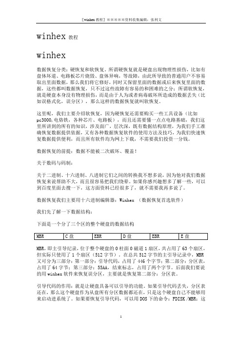 winhex数据恢复精华(图解)