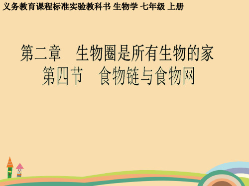 七年级生物食物链和食物网PPT优秀课件