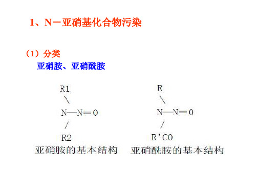 有害有机物污染