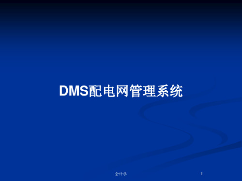 DMS配电网管理系统PPT教案