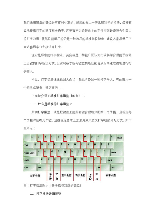 快速打字正确的标准指法(附图)