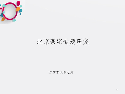 【广告策划-PPT】北京豪宅专题研究_OK