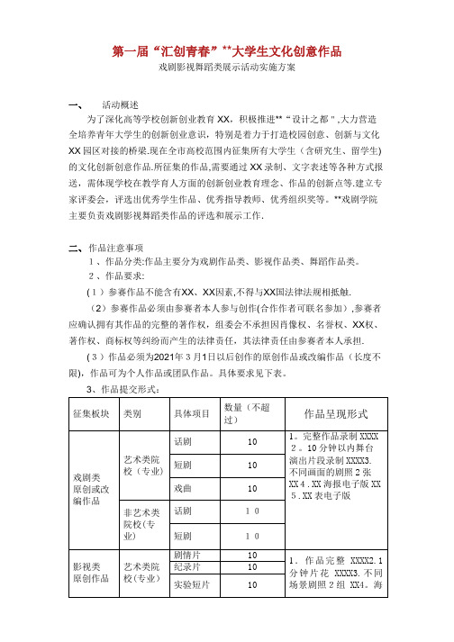 第一届“汇创青春上海大学生文化创意作品