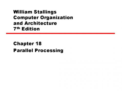 18_Parallel Processing