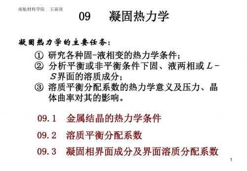 09 凝固热力学