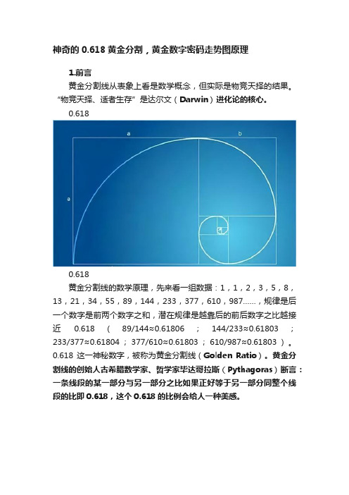 神奇的0.618黄金分割，黄金数字密码走势图原理