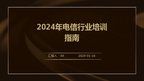 2024年电信行业培训指南