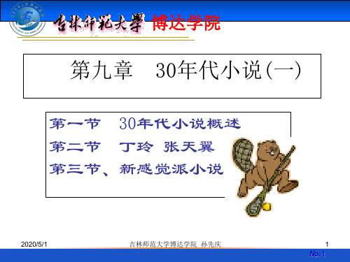 现代文学(9章)30_小说概述