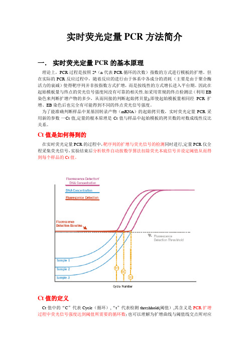 实时荧光定量PCR方法简介