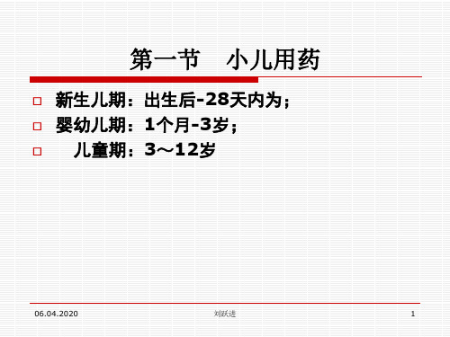 第6章 特殊人群的用药指导课件共42页