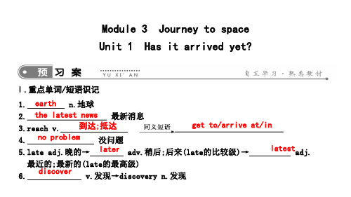 2019年外研版八下英语册课件：M3 Unit 1 Has it arrived yet(共13张PPT)