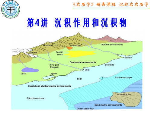 沉积作用和沉积物