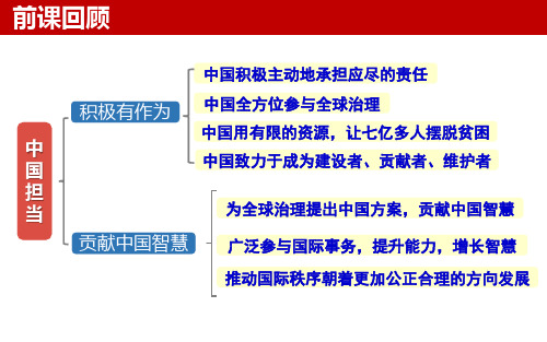 部编版九年级下册道德与法治3.2与世界深度互动课件