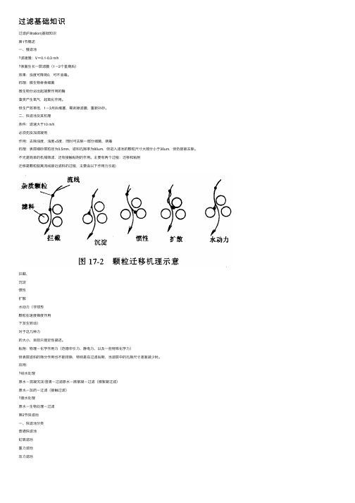 过滤基础知识