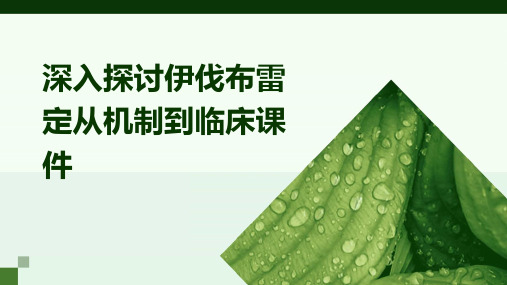 深入探讨伊伐布雷定从机制到临床课件