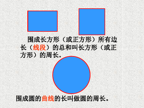 数学五下第6单元《圆》(圆周率和圆的周长公式)课件