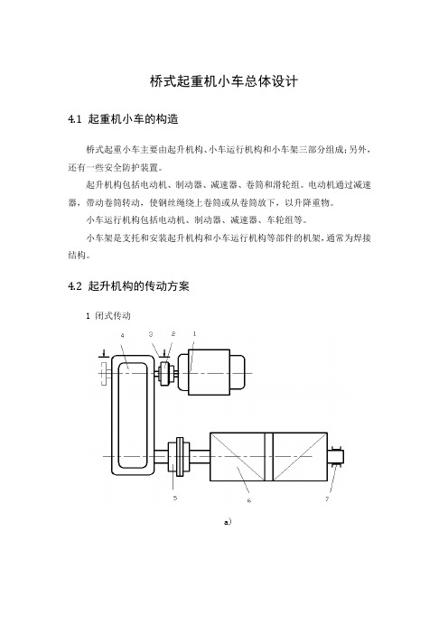 起重机小车设计