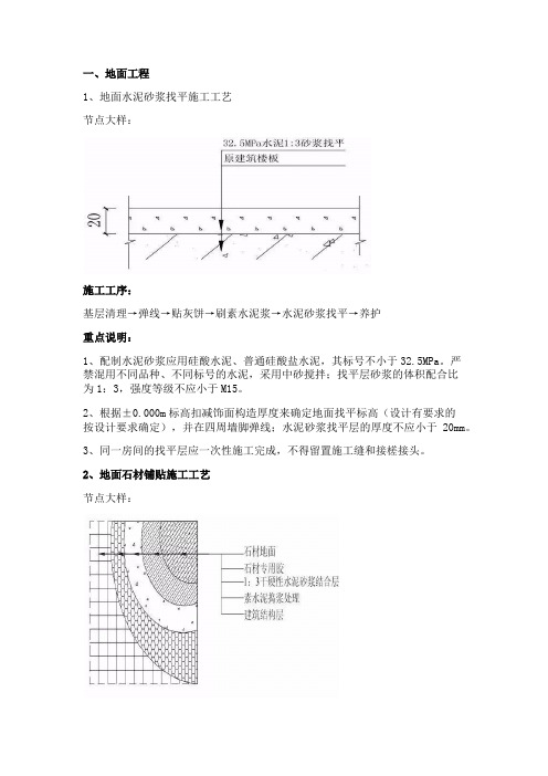 装修工程施工工艺标准手册