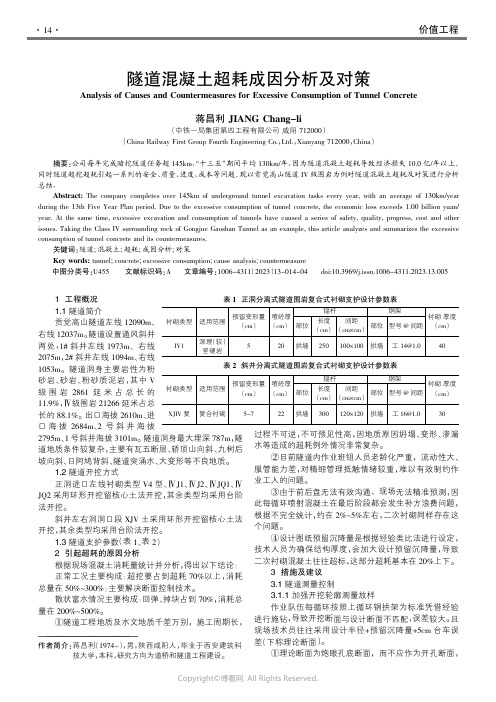 211212110_隧道混凝土超耗成因分析及对策