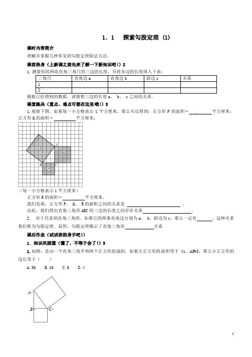 ViVi八年级数学上册第一章