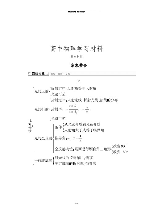人教版高中物理选修3-4第十三章章末整合.docx