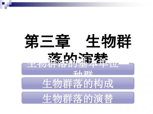 苏教版必修三 生物群落的基本单位——种群 课件(46张)