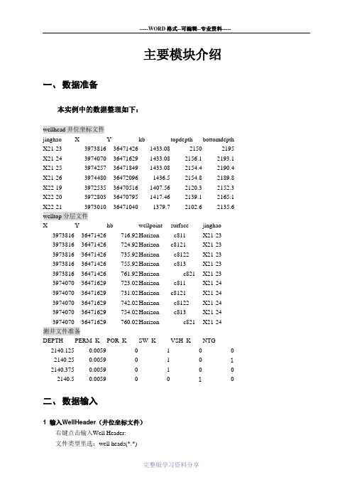 最简单实用的petrel教程(超值)