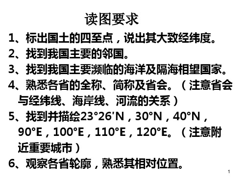 中国的疆域行政区划人口和民族