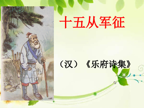 《十五从军征》精品课件