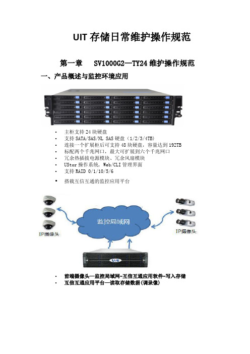 UIT存储日常维护操作规范
