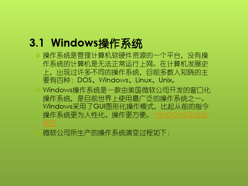 Win7基础操作以及简单文件夹的操作