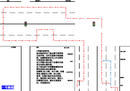 商丘闫集科目三1号线路图