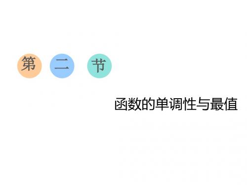 2019届高考数学一轮复习第二章函数、导数及其应用第二节函数的单调性与最值课件理