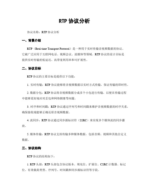 RTP协议分析